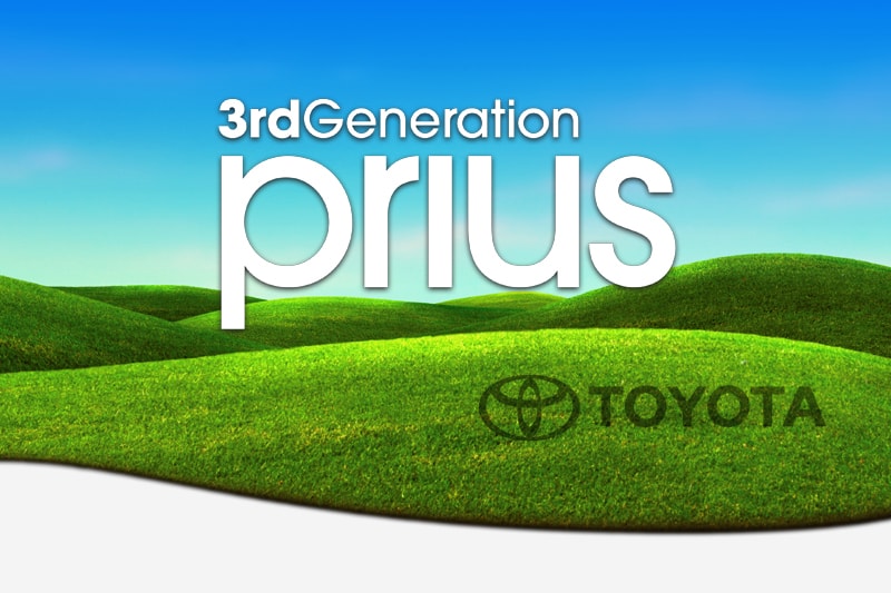Animated web banner advertisement for 2010 Toyota Prius. Link opens larger image in modal window.